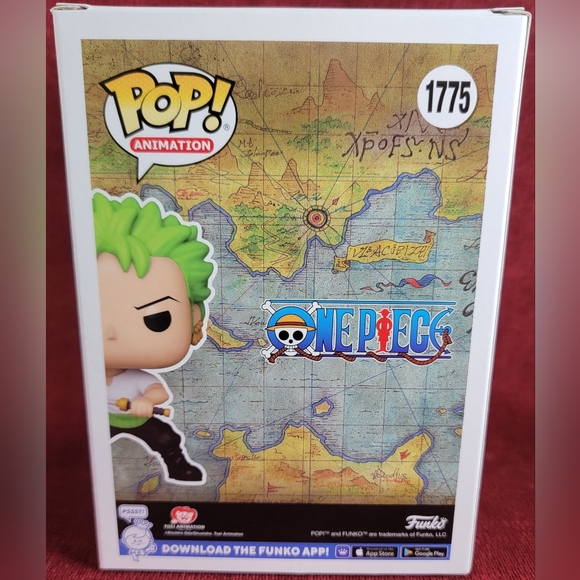 Roronoa Zoro funko # 1775 (nib) With pop protector - Picture 7 of 7